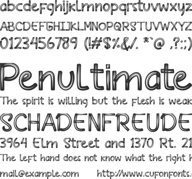 Loving Stay font preview