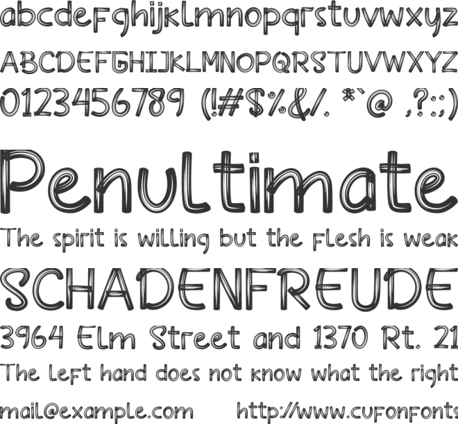 Loving Stay font preview