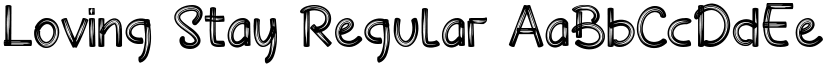 Loving Stay Regular font