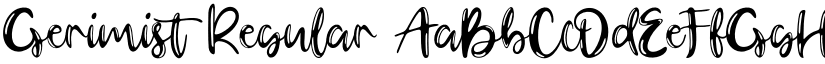 Gerimist Regular font