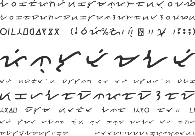 TAAL font preview