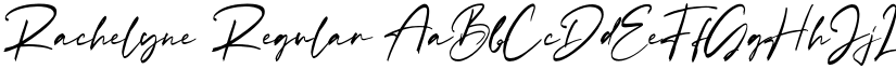 Rachelyne Regular font