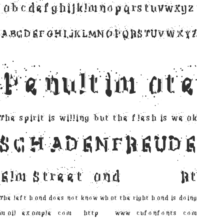 Ghostmost font preview