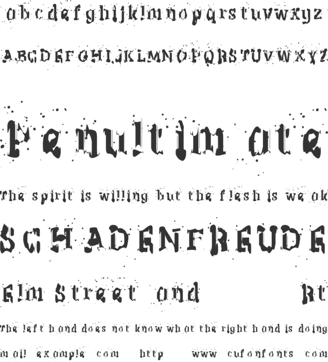 Ghostmost font preview