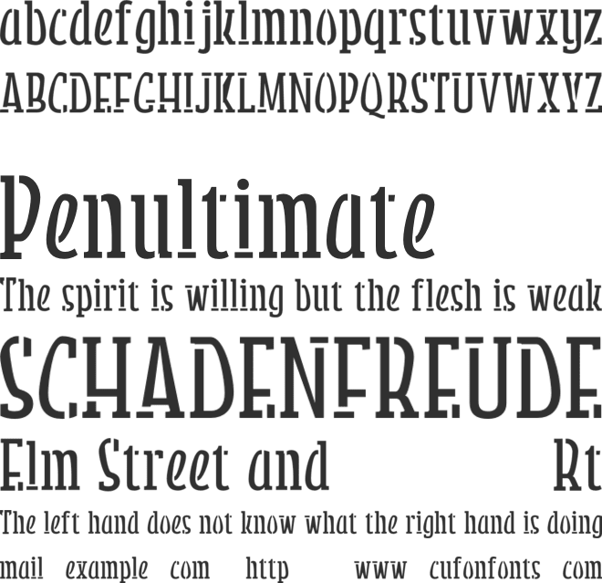 Slabgraph 2 font preview