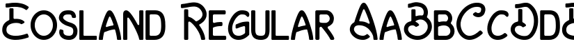 Eosland font download