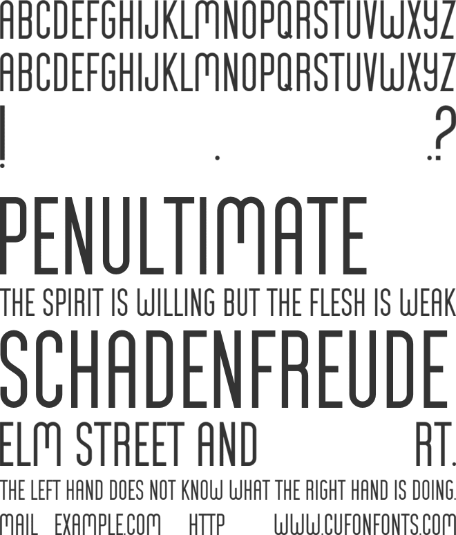 Galata Sans font preview