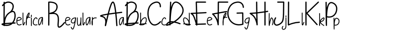 Belfica Regular font