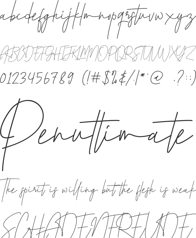 Arslina font preview