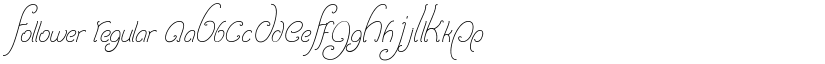 Follower Regular font