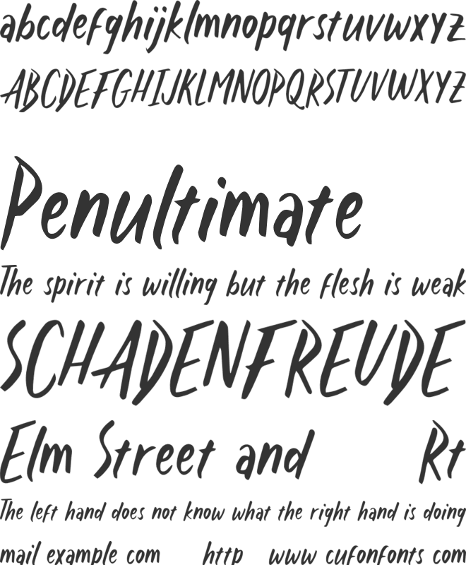 Gnaw FREE font preview