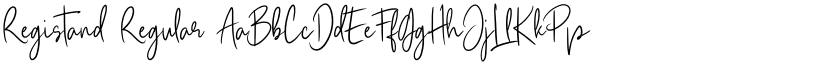 Registand font download