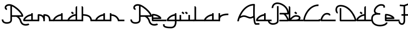 Ramadhan Regular font
