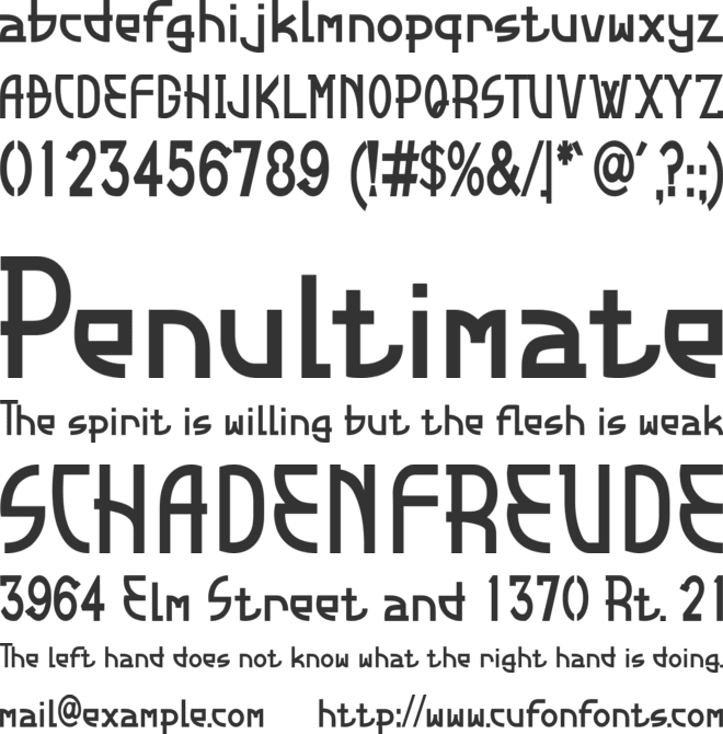 Malkana font preview