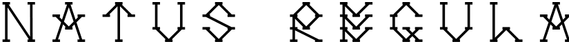Natus Regular font