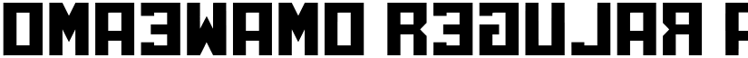 Omaewamo Regular font