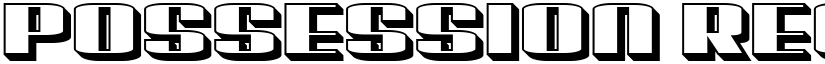 Possession Regular font