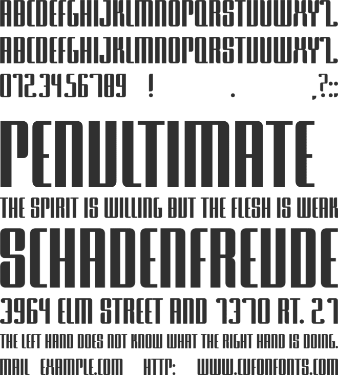 PingPong font preview