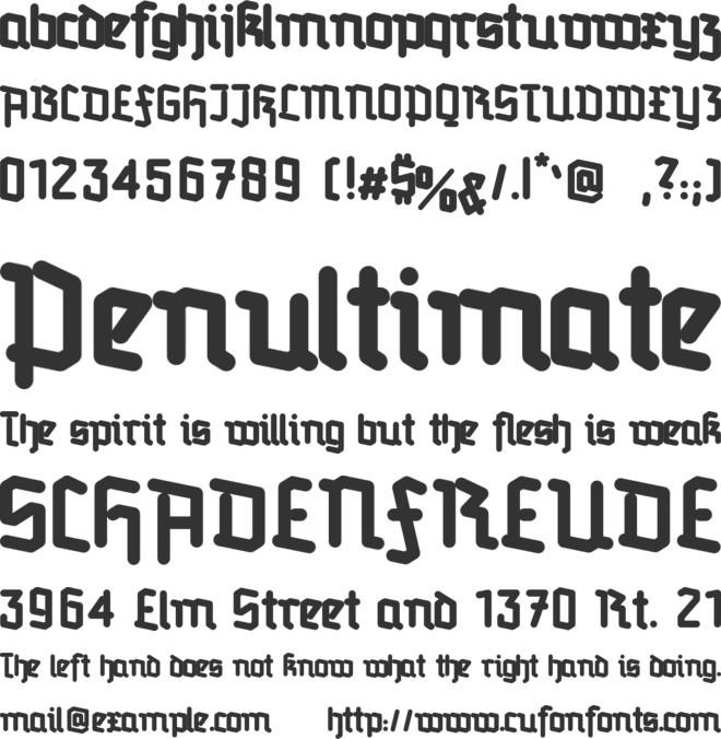 Redifraktur BETA font preview