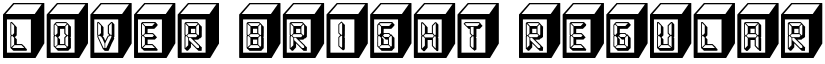Lover Bright Regular font