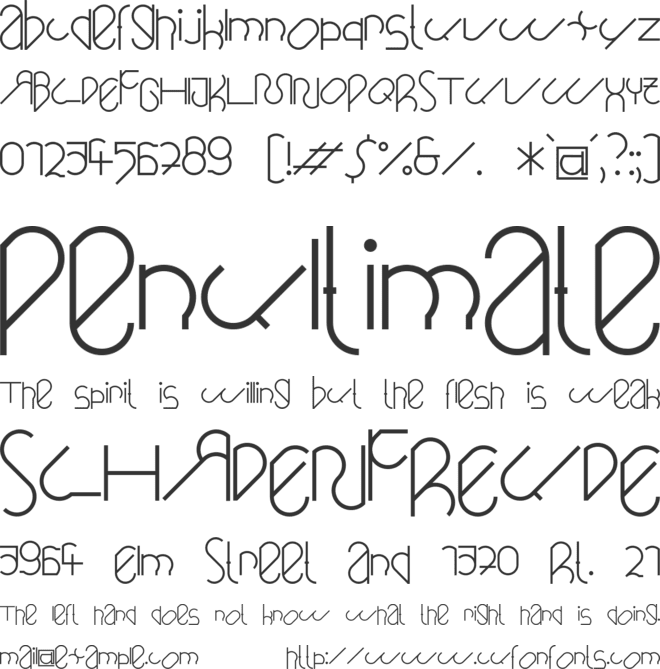 Deb font preview