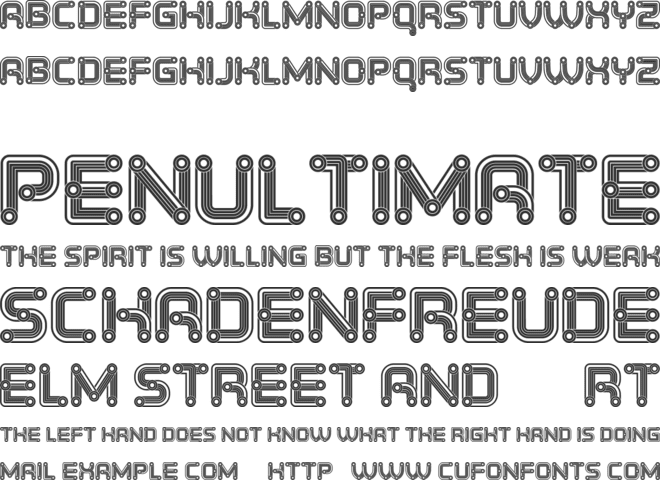 Majestic font preview