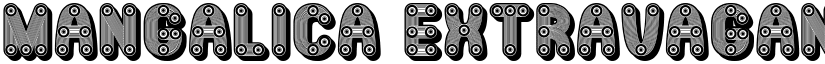 Mangalica Extravagant Black Regular font