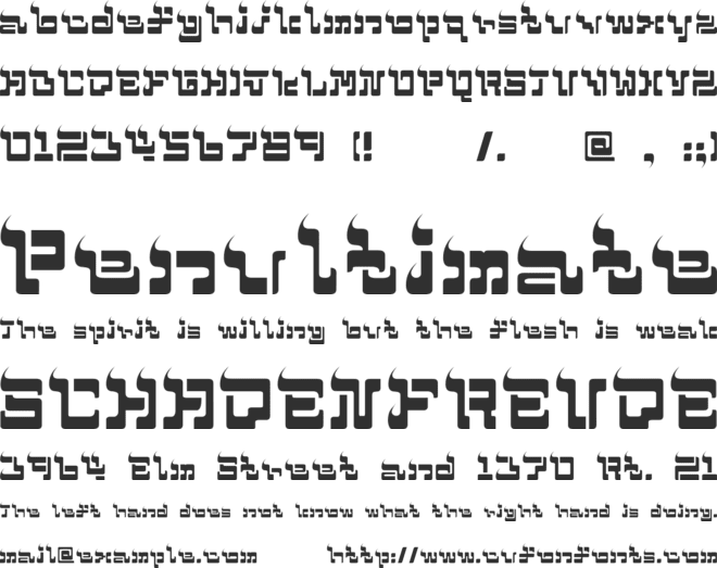 Mohammed font preview