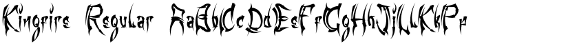 Kingfire Regular font