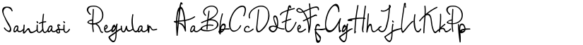 Sanitasi Regular font