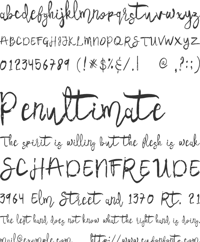 Samudera Font font preview