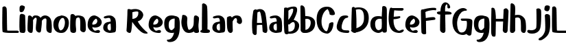 Limonea Regular font