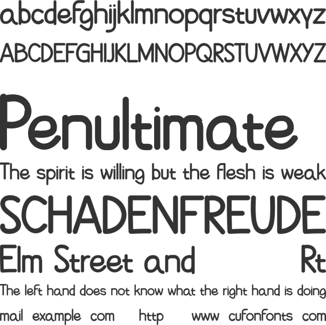 Kheqthree font preview