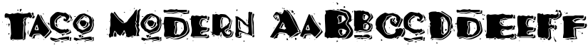 Taco Modern font
