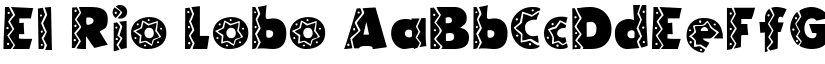El Rio Lobo font