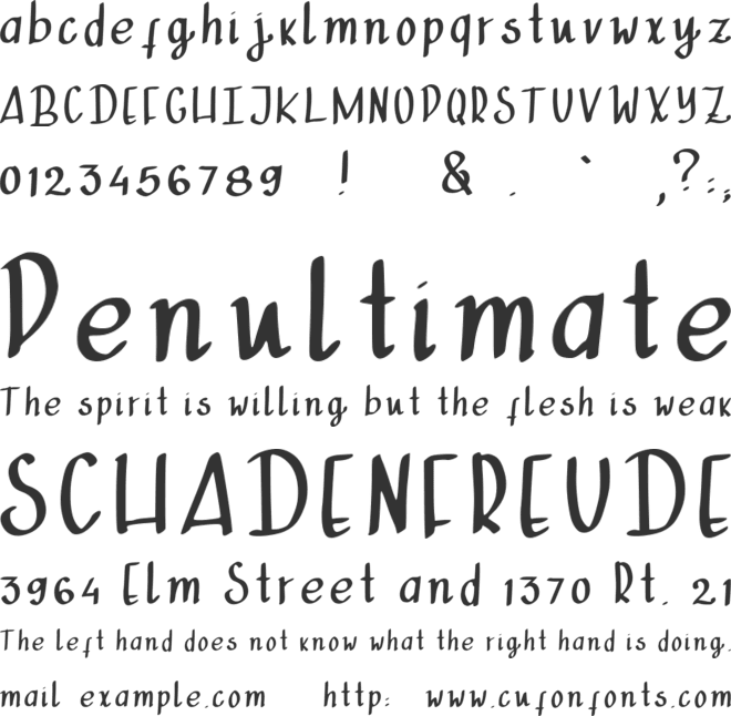 Suri font preview