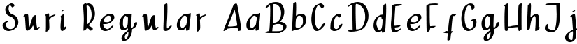 Suri Regular font