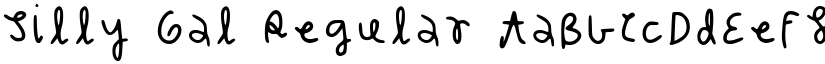 Silly Gal Regular font