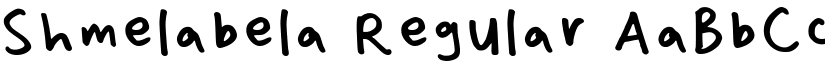 Shmelabela Regular font
