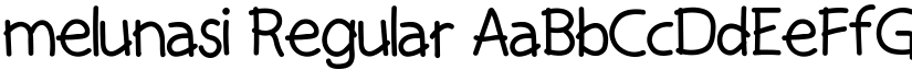 melunasi Regular font