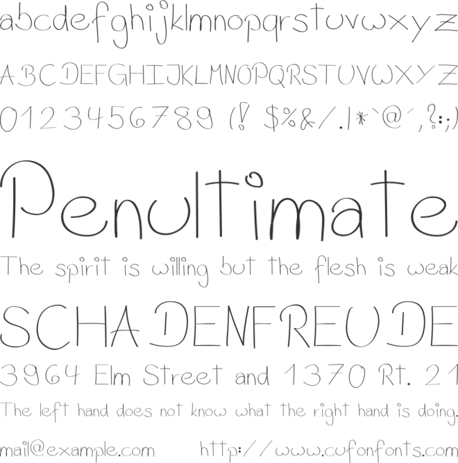Mellocco font preview