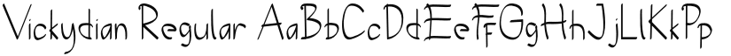 Vickydian font download