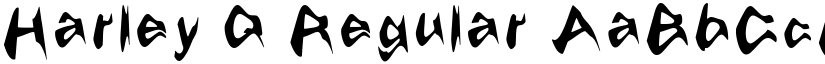 Harley Q Regular font