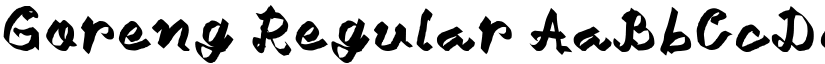 Goreng font download