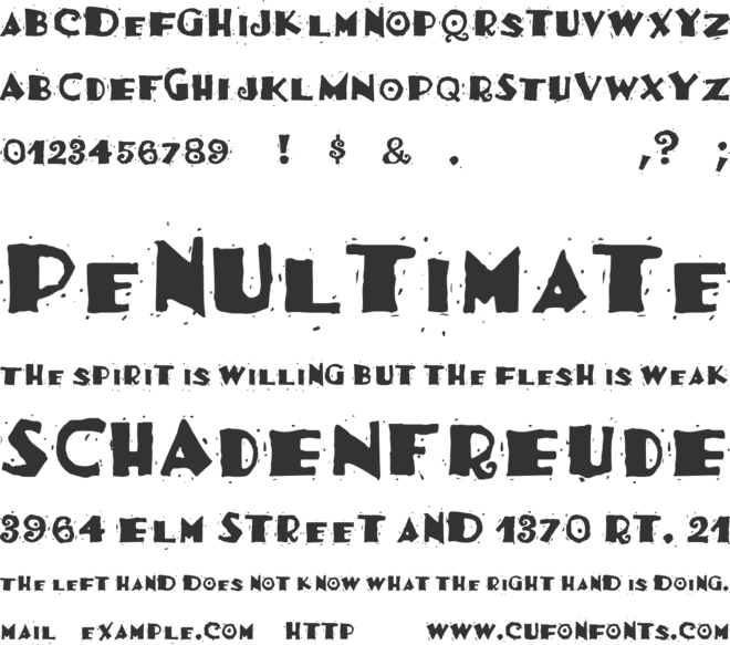 Burrito font preview