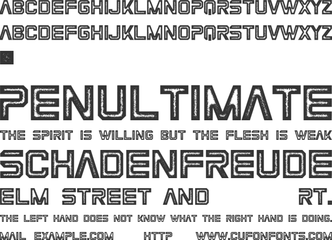 Space Mavericks font preview