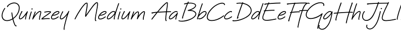 Quinzey Medium font