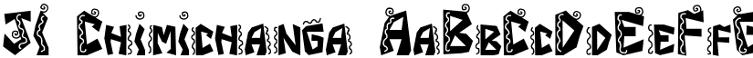 JI Chimichanga font