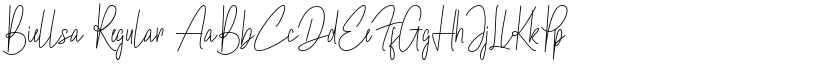 Biellsa Regular font