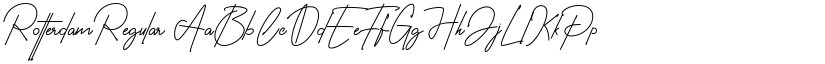 Rotterdam Regular font